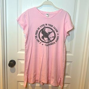 Hunger Games May The Odds Be Ever In Your Favor Pink Women’s Nightgown